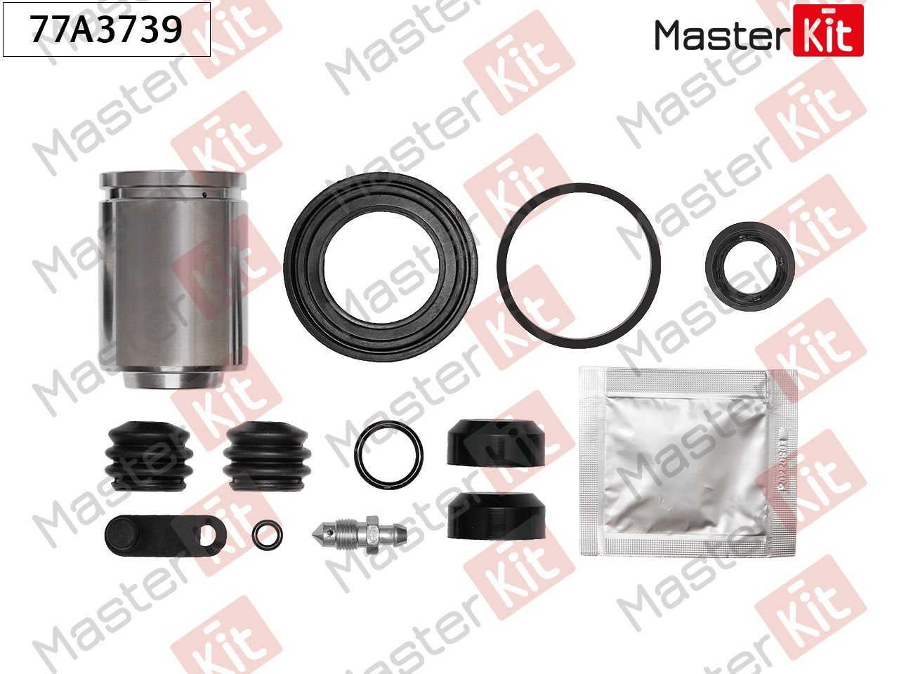 Ремкомплект тормозного суппорта + поршень - Master KiT 77A3739