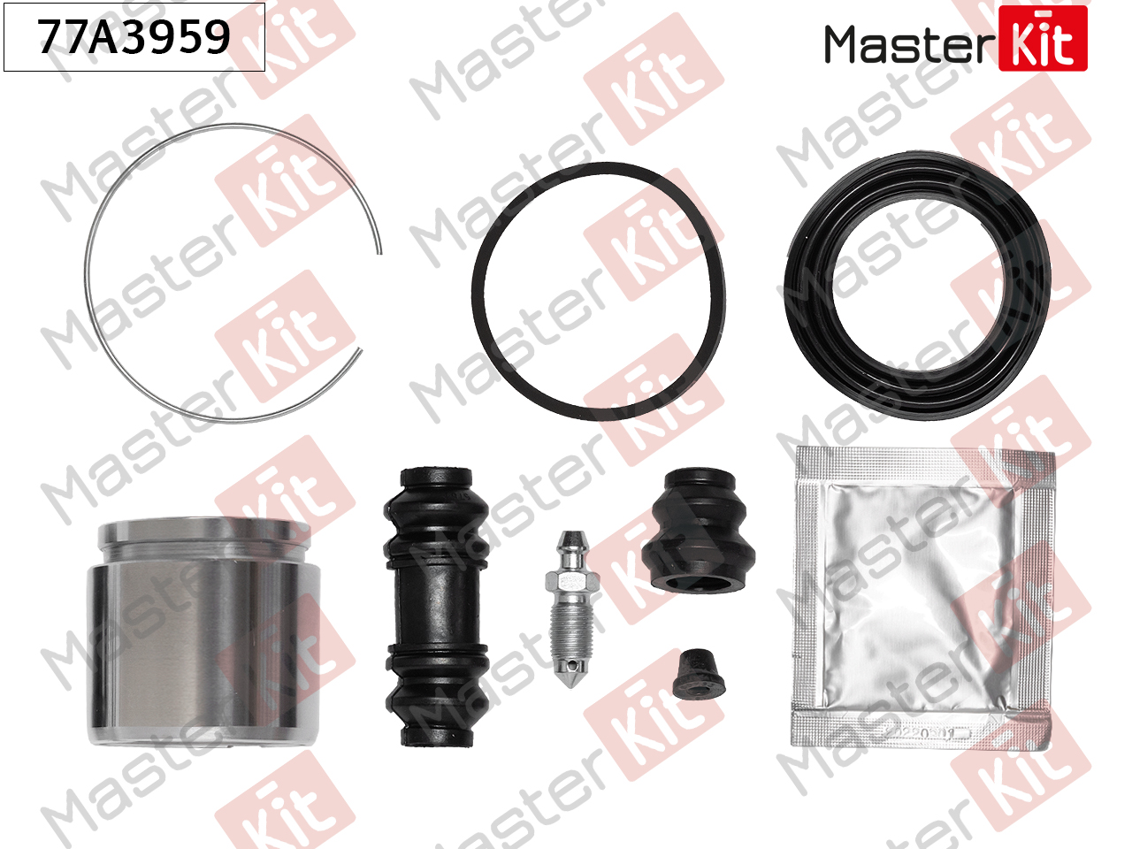 Ремкомплект тормозного суппорта + поршень - Master KiT 77A3959