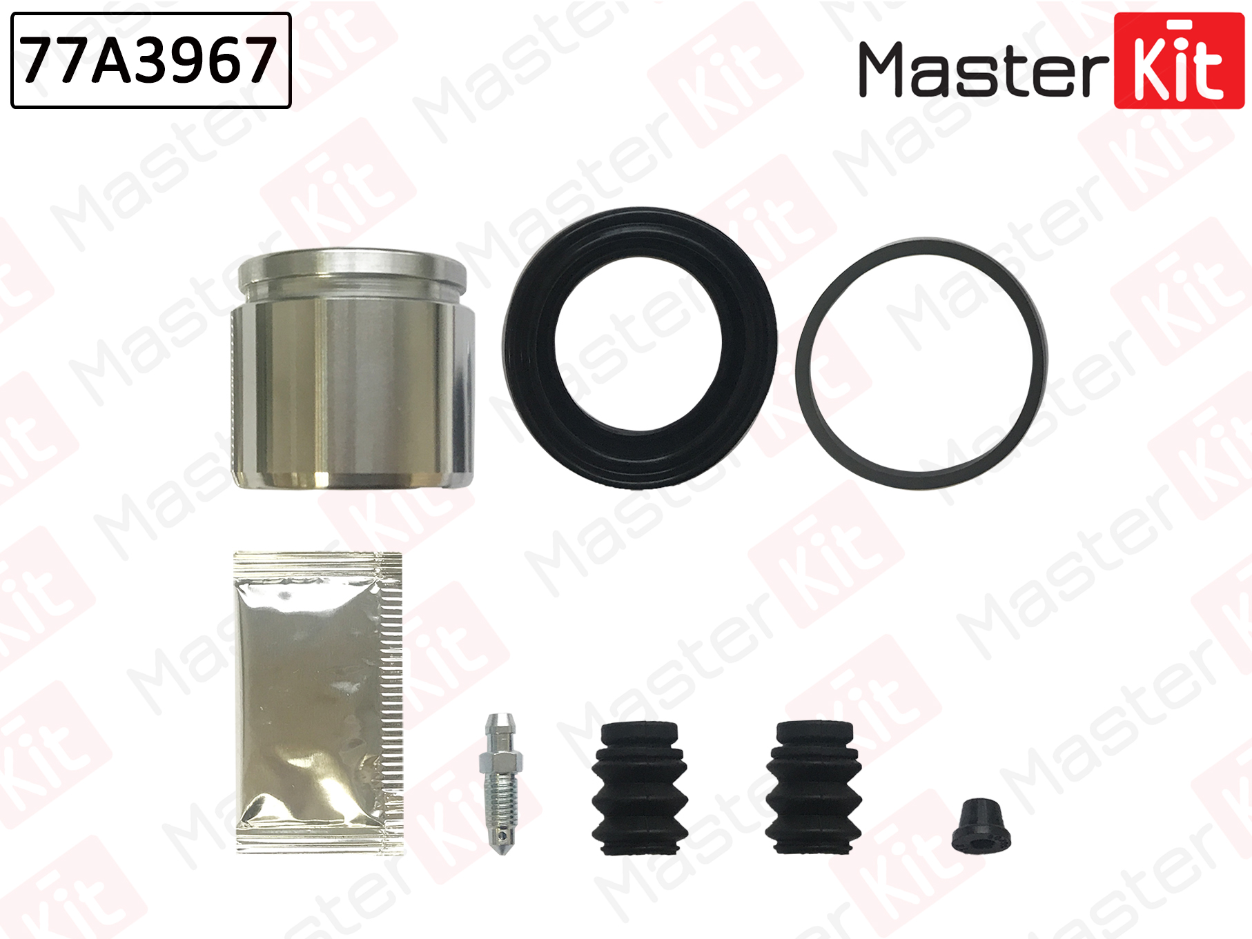 Ремкомплект тормозного суппорта + поршень - Master KiT 77A3967