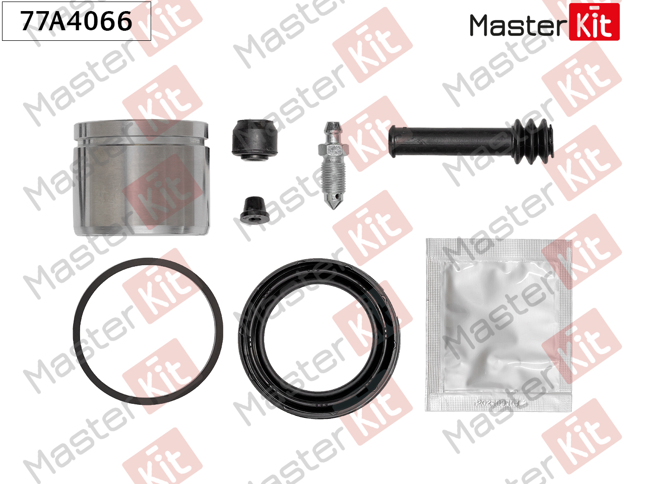 Ремкомплект тормозного суппорта + поршень - Master KiT 77A4066