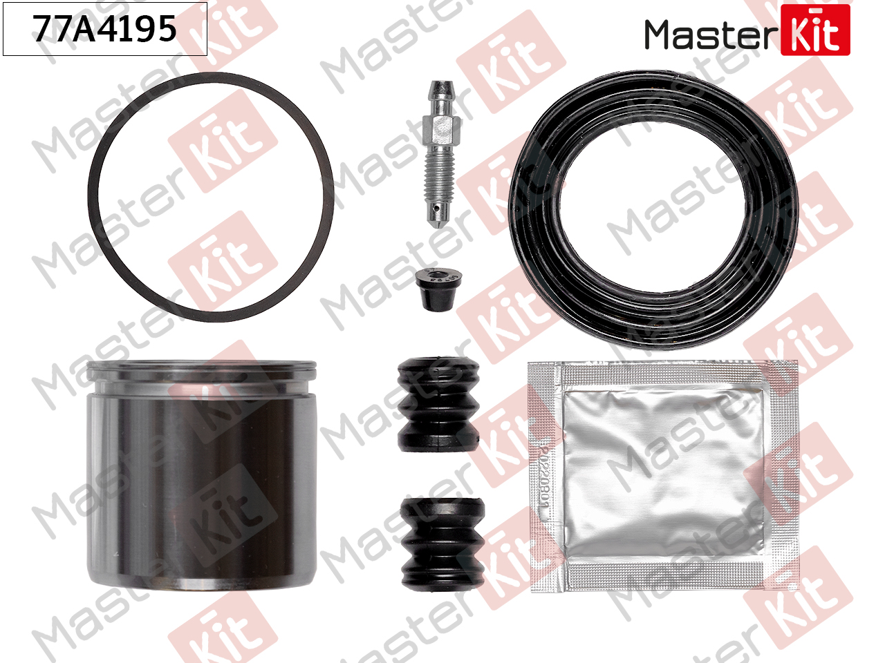 Ремкомплект тормозного суппорта + поршень - Master KiT 77A4195