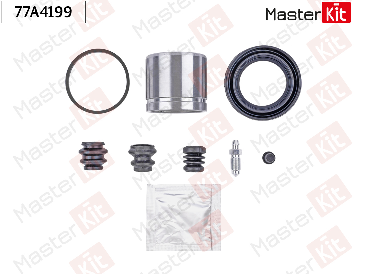 Ремкомплект тормозного суппорта + поршень - Master KiT 77A4199