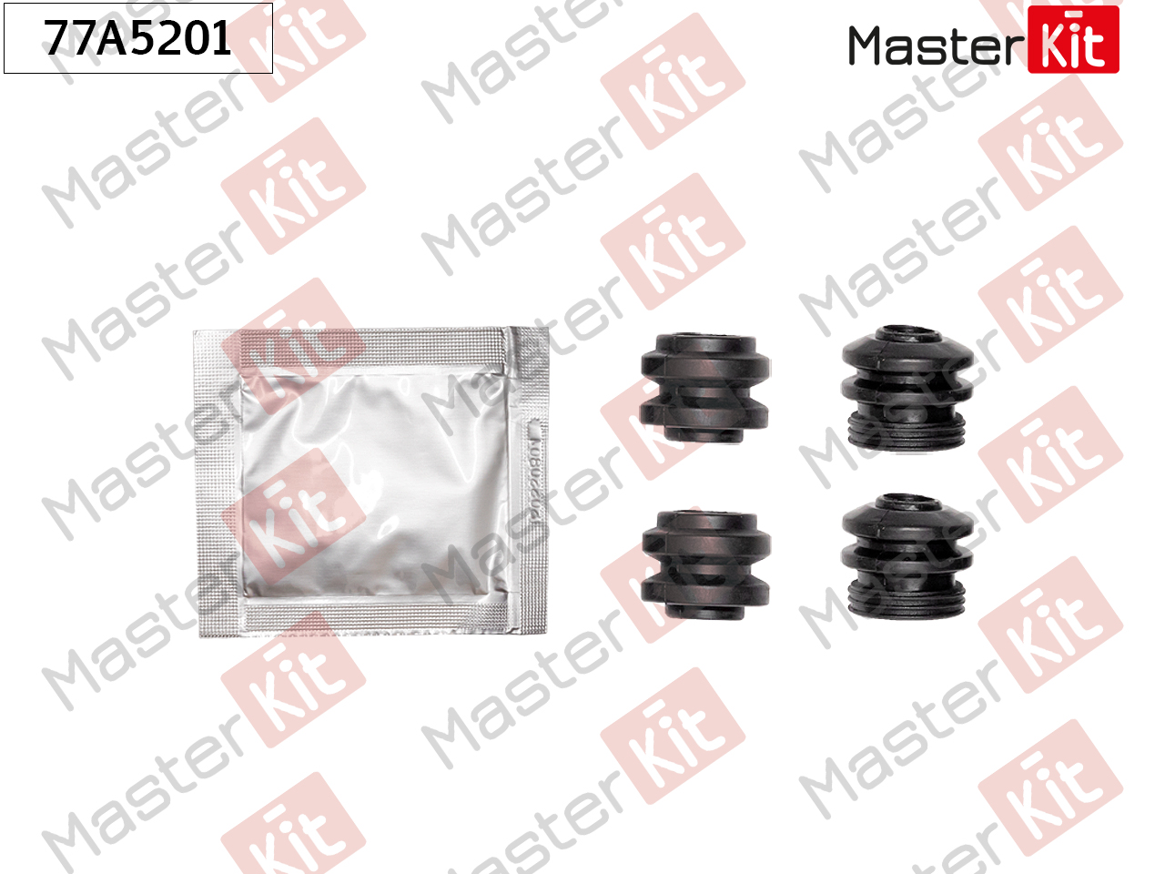 Комплект пыльников направляющих суппорта - Master KiT 77A5201