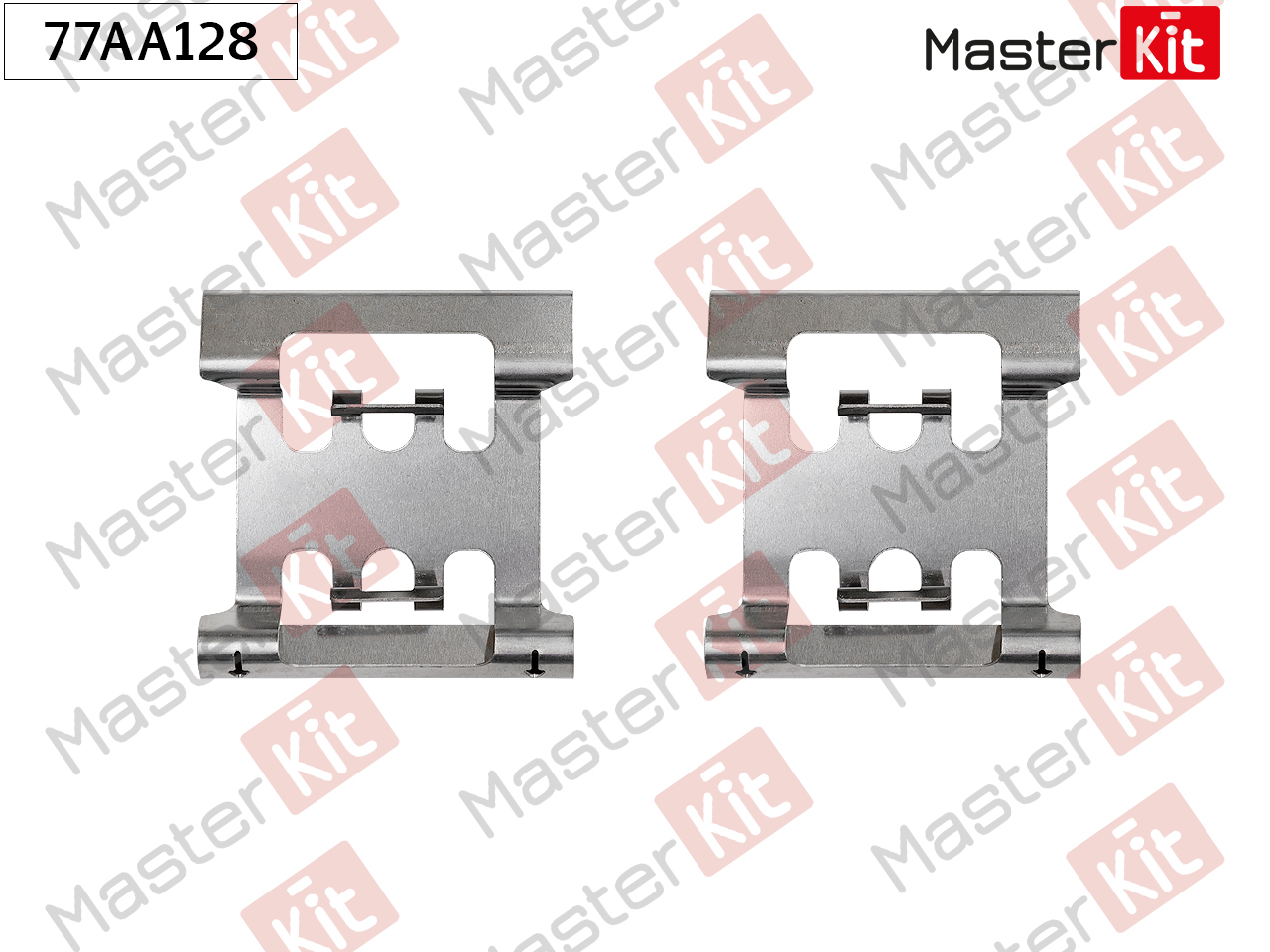 Ремкомплект крепления тормозных колодок - Master KiT 77AA128