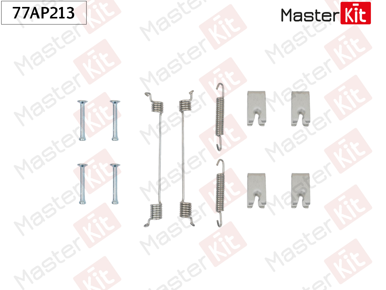 Ремкомплект крепления тормозных колодок - Master KiT 77AP213