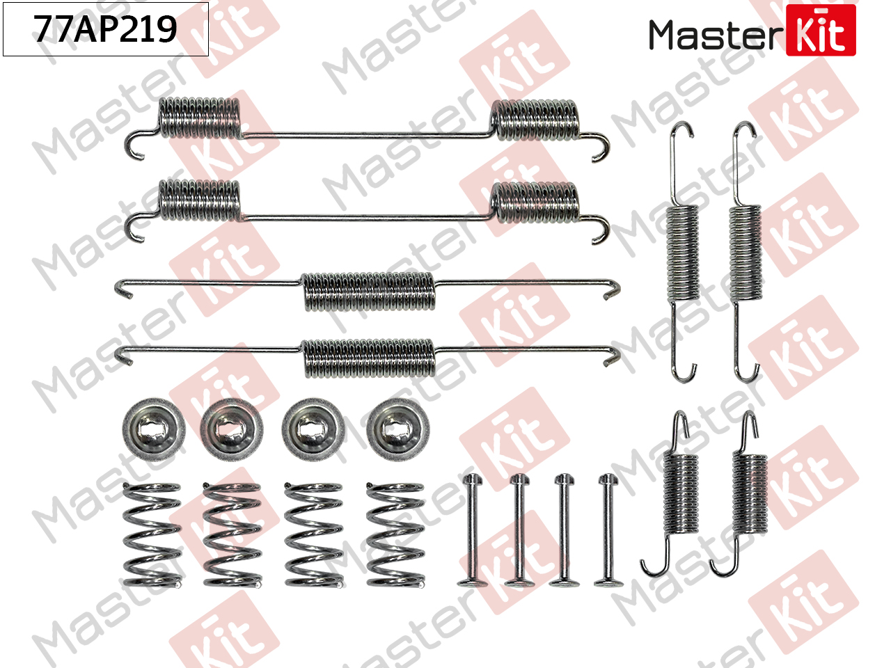 Ремкомплект крепления тормозных колодок - Master KiT 77AP219