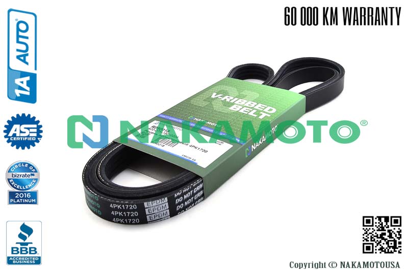 Ремень поликлиновый 4pk1720 - Nakamoto R090018