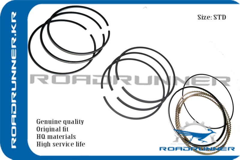 Кольца поршневые, комплект - RoadRunner RRMN195612