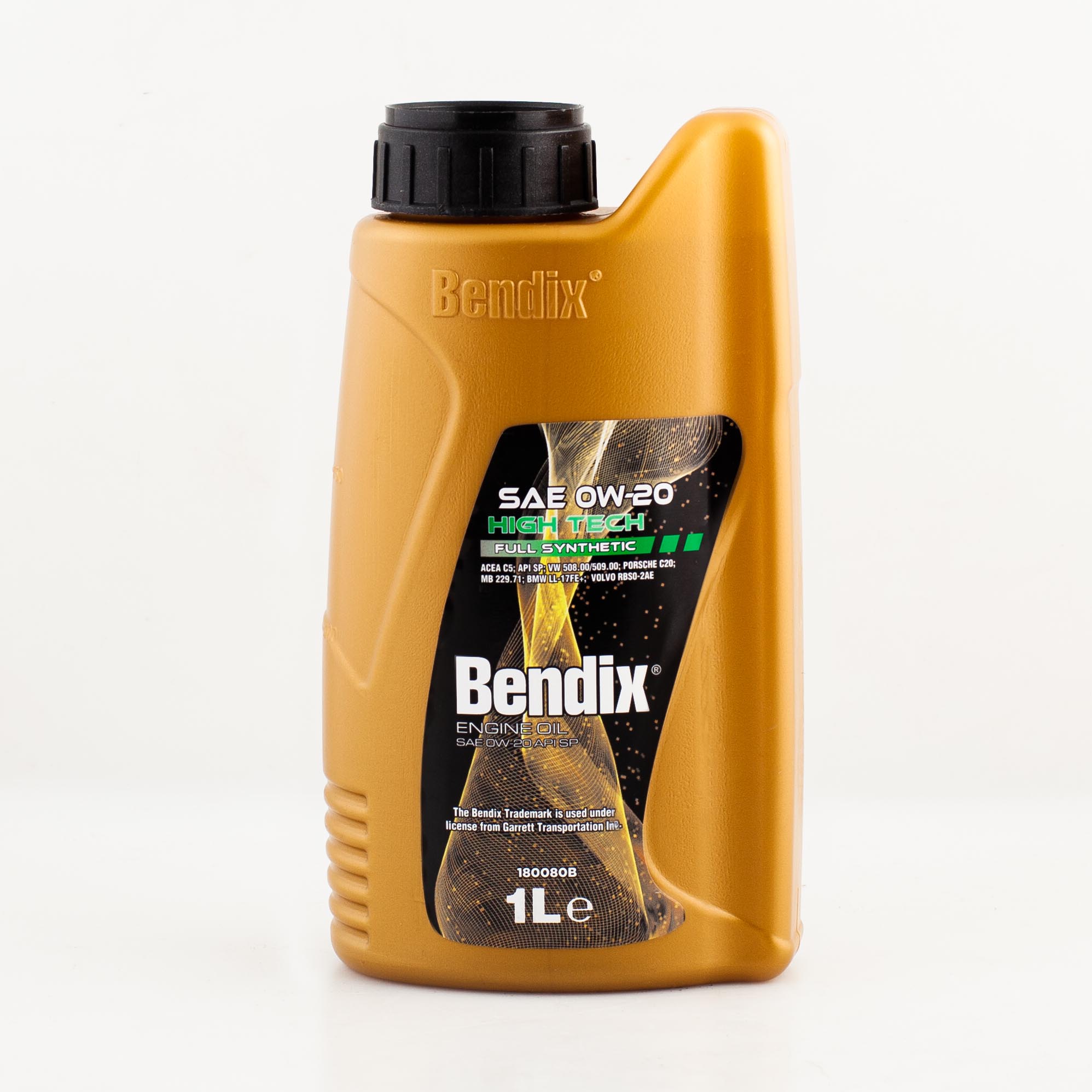 Масло моторное, синтетика high tech 0w-20 1 л. - Bendix 180080B