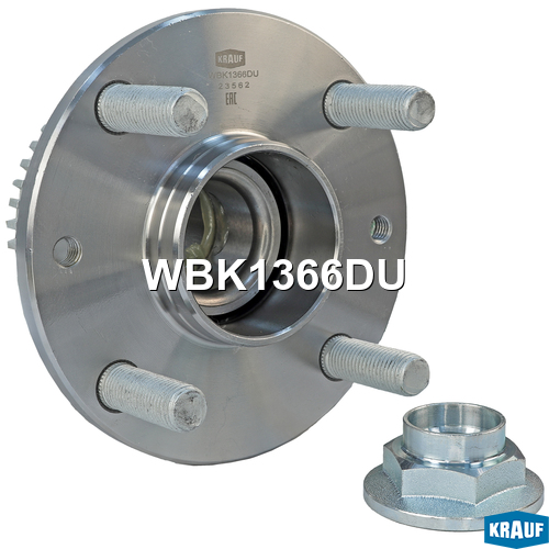 Ступица в сборе [kit] mazda 323(c,f,p) (ba,bg,bj) / mx-3 (ec) - Krauf WBK1366DU