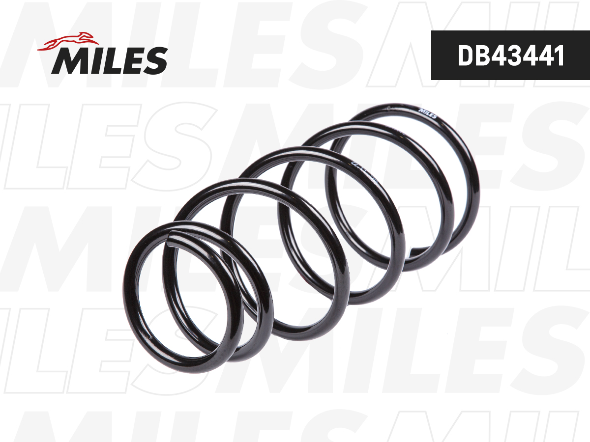 Пружина подвески nissan almera II 1.5 00- передняя - Miles DB43441
