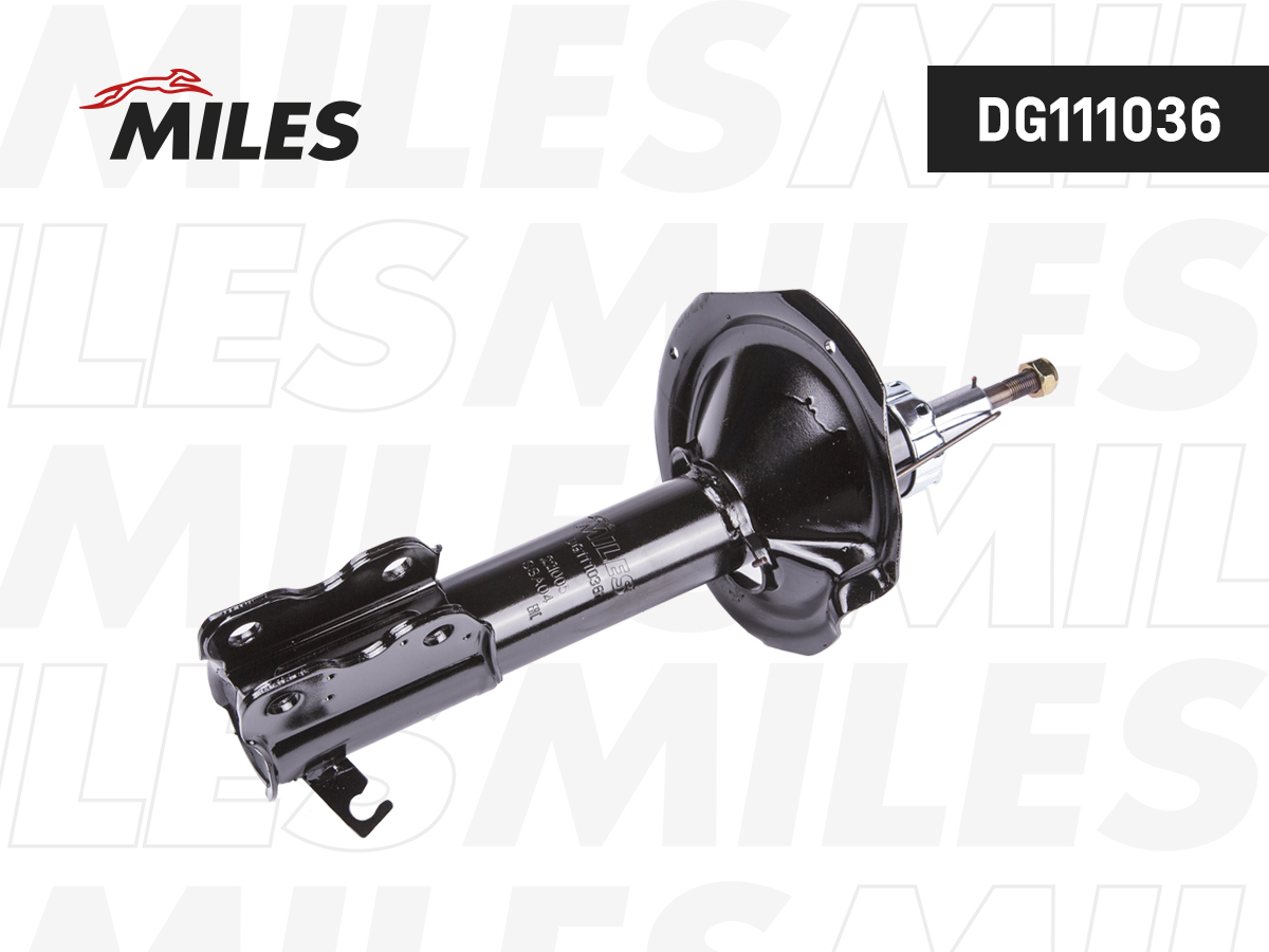 Амортизатор nissan maxima QX A33 08/00- пер.лев.газ. - Miles DG111036