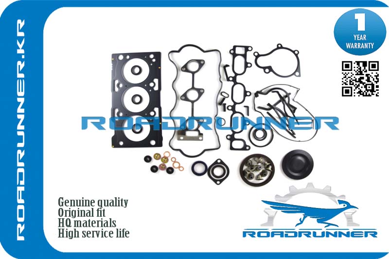 Прокладки двигателя, комплект полный , сталь - RoadRunner RR-20910-27C11