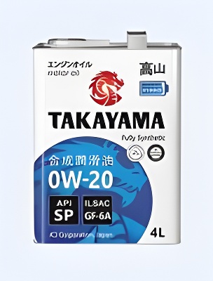 0w20 синт ilsac gf-6a, API SP 4л (4шт/уп) железо - TAKAYAMA 605141