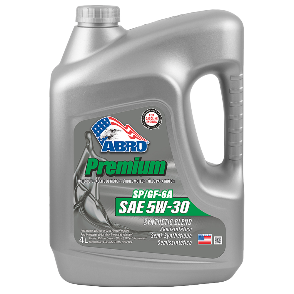 Масло моторное полусинтетическое SAE 5w30 SP (4 л) - ABRO MOSB530SP4L