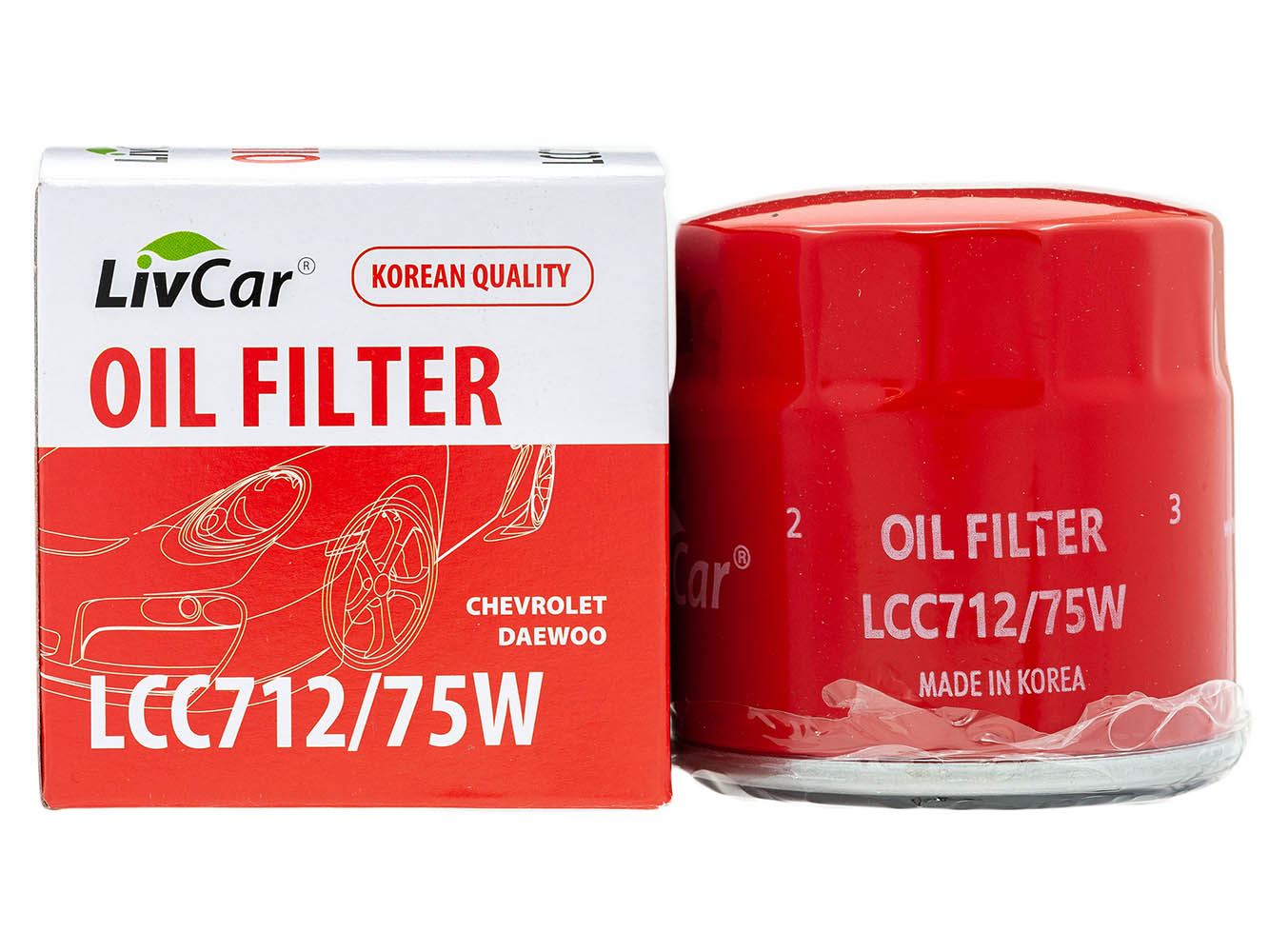 Фильтр масляный - LivCar LCC712/75W