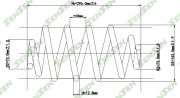 Пружина подвески задней opel meriva 1.3cdti/1.7td/1.4/1.6/1.8 16V 03-10 - SENSEN SCP10173