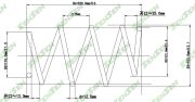 Пружина подвески передней hyundai solaris II/ KIA RIO AT 17- - SENSEN SCP10184