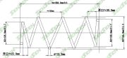 Пружина подвески передней Renault Laguna 1.6 16v/1.8 16v/2.0 16V 01> - SENSEN SCP10209
