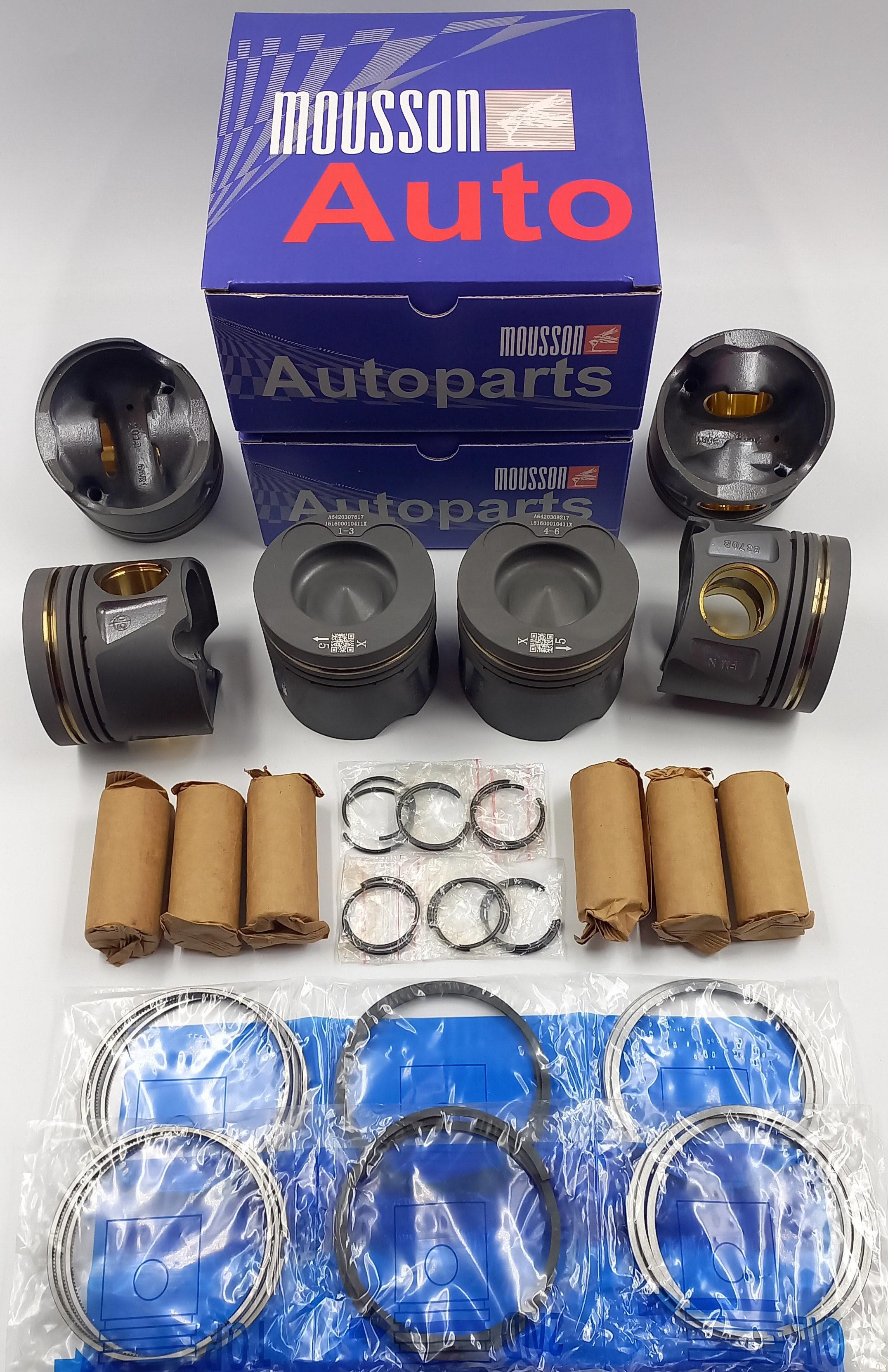 Поршень кольца комплект Benz m642.940 на 1 цилиндр - Mousson SPRM642940STD