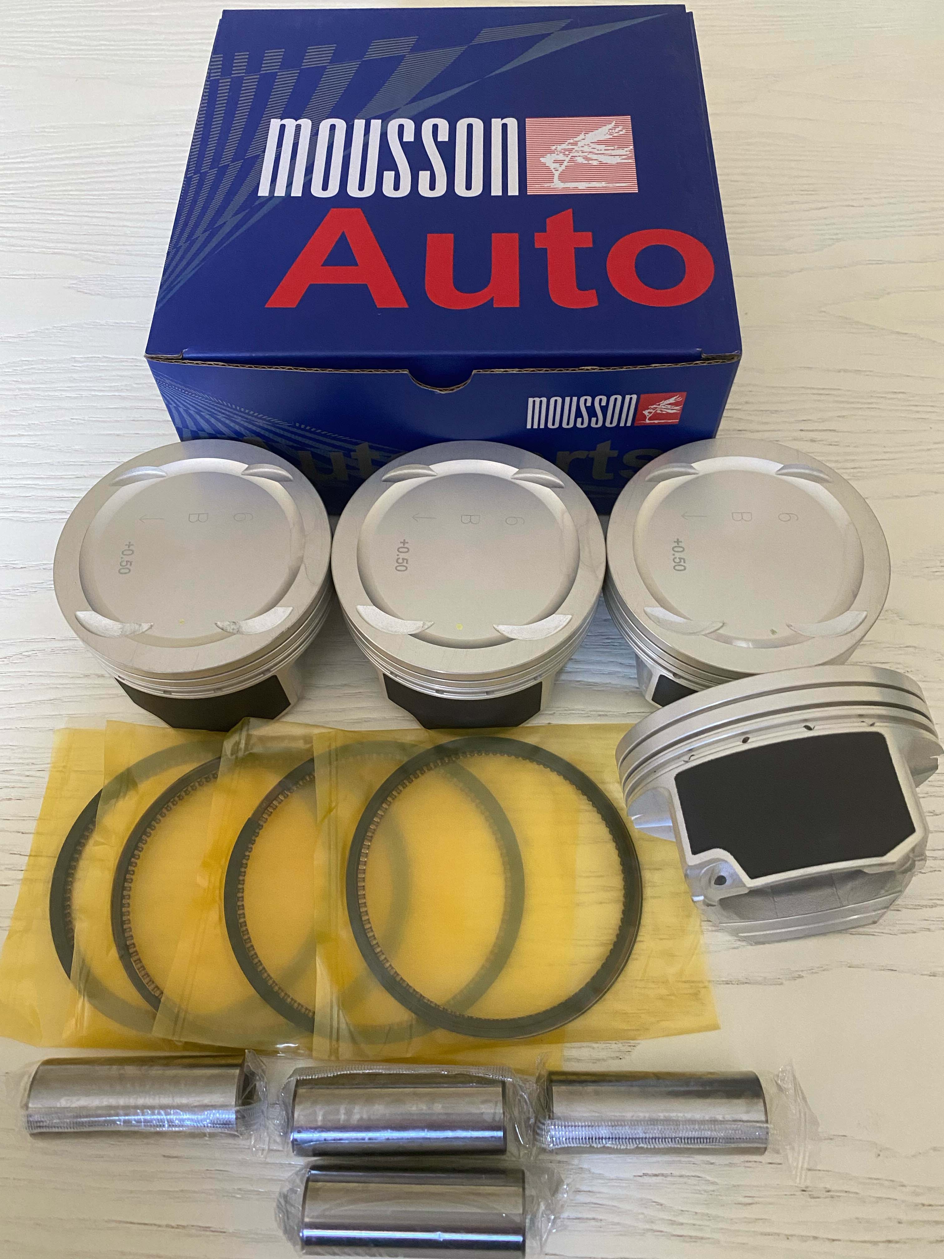 Поршень кольца ремонтные +0,5мм комплект Kia/Hyundai g4ke new на 1 цилиндр - Mousson SPRG4KEN050