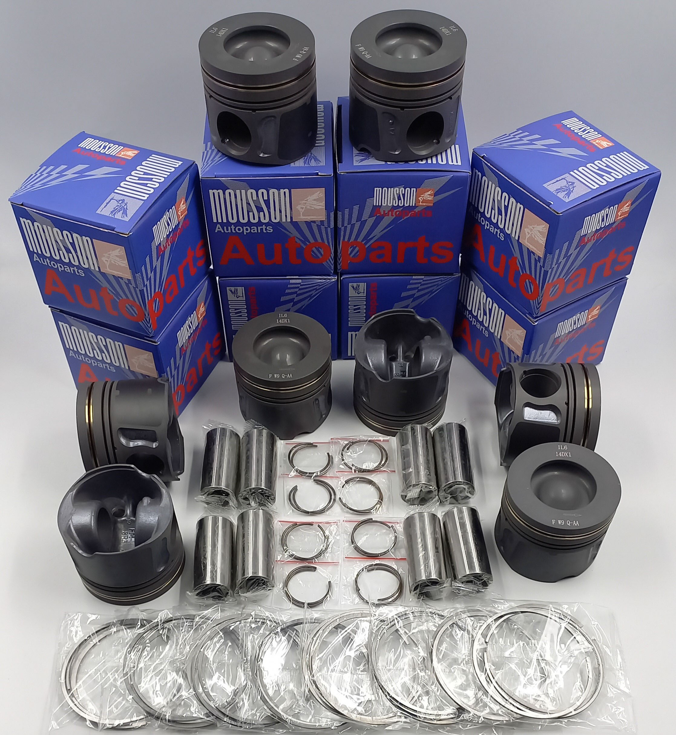 Поршень кольца комплект Range Rover 448dt на 1 цилиндр - Mousson SPR448DTSTD