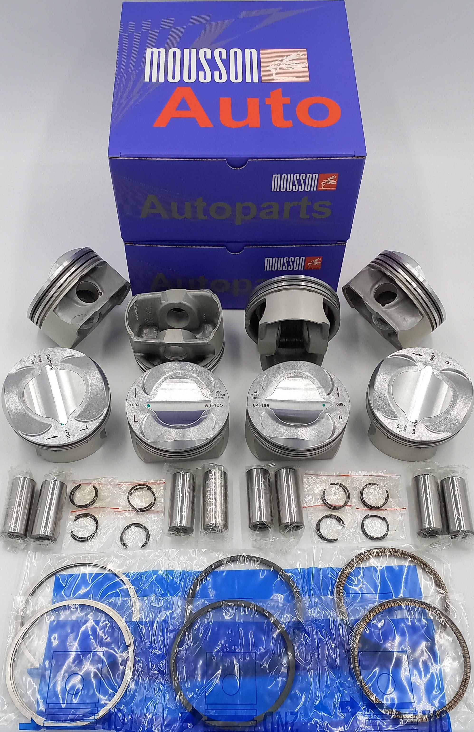 Поршень кольца комплект VW 4.2 ea824 20mm на 1 цилиндр - Mousson SPR42EA82420STD