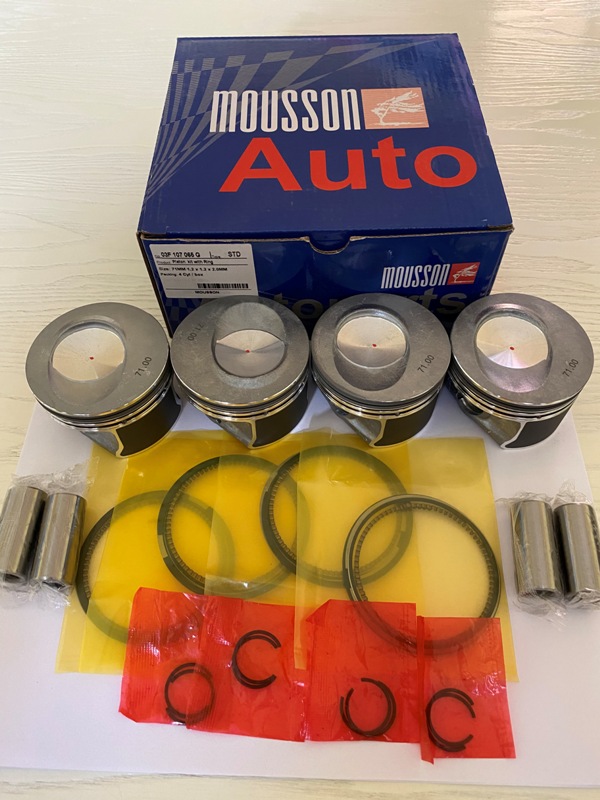 Поршень кольца комплект VW 1.2t ea111 cbza на 1 цилиндр - Mousson SPR12EA111M1STD