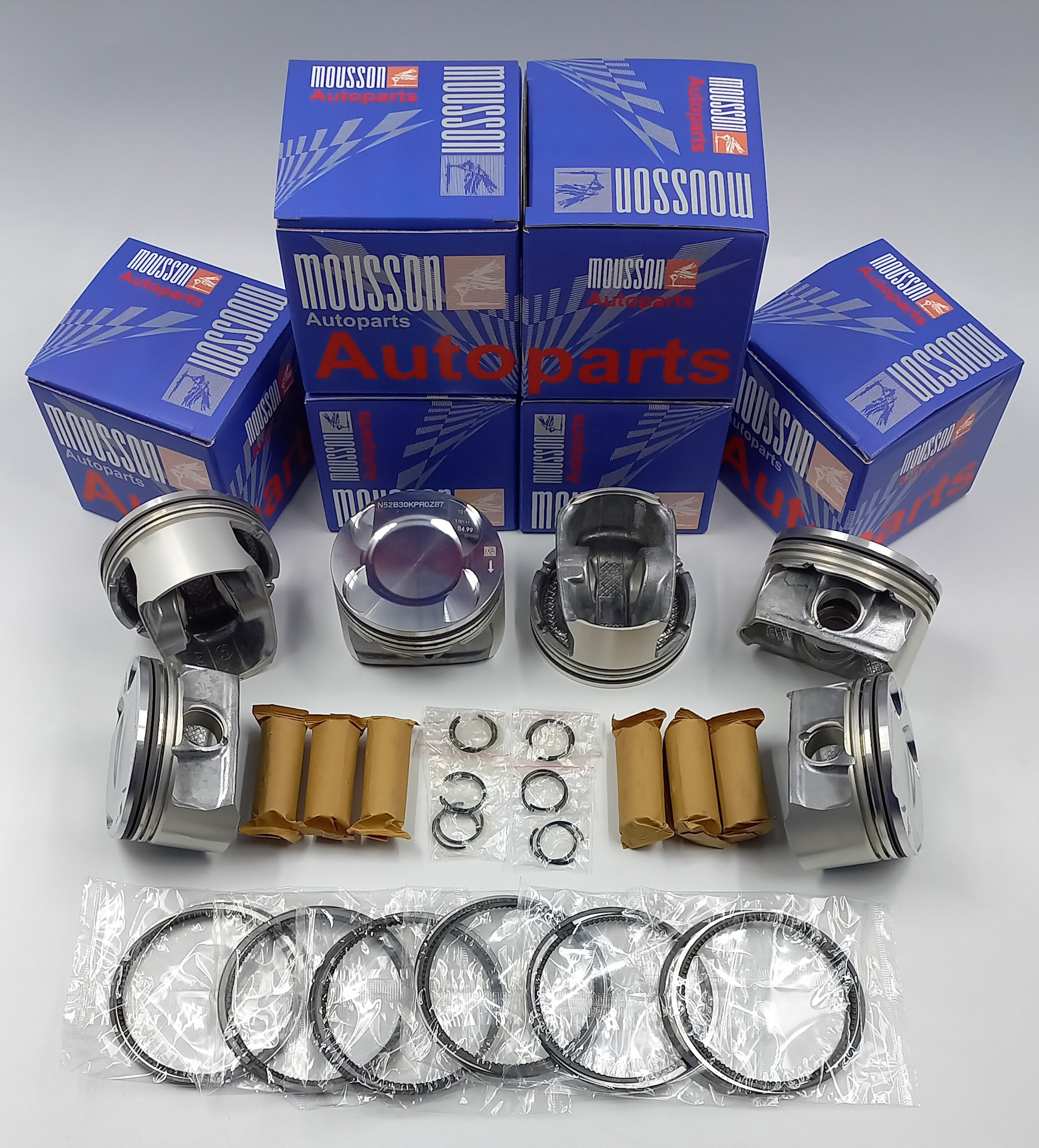 Поршень кольца комплект BMW 3,0l n52b30bf на 1 цилиндр - Mousson SPRN52B30BFSTD