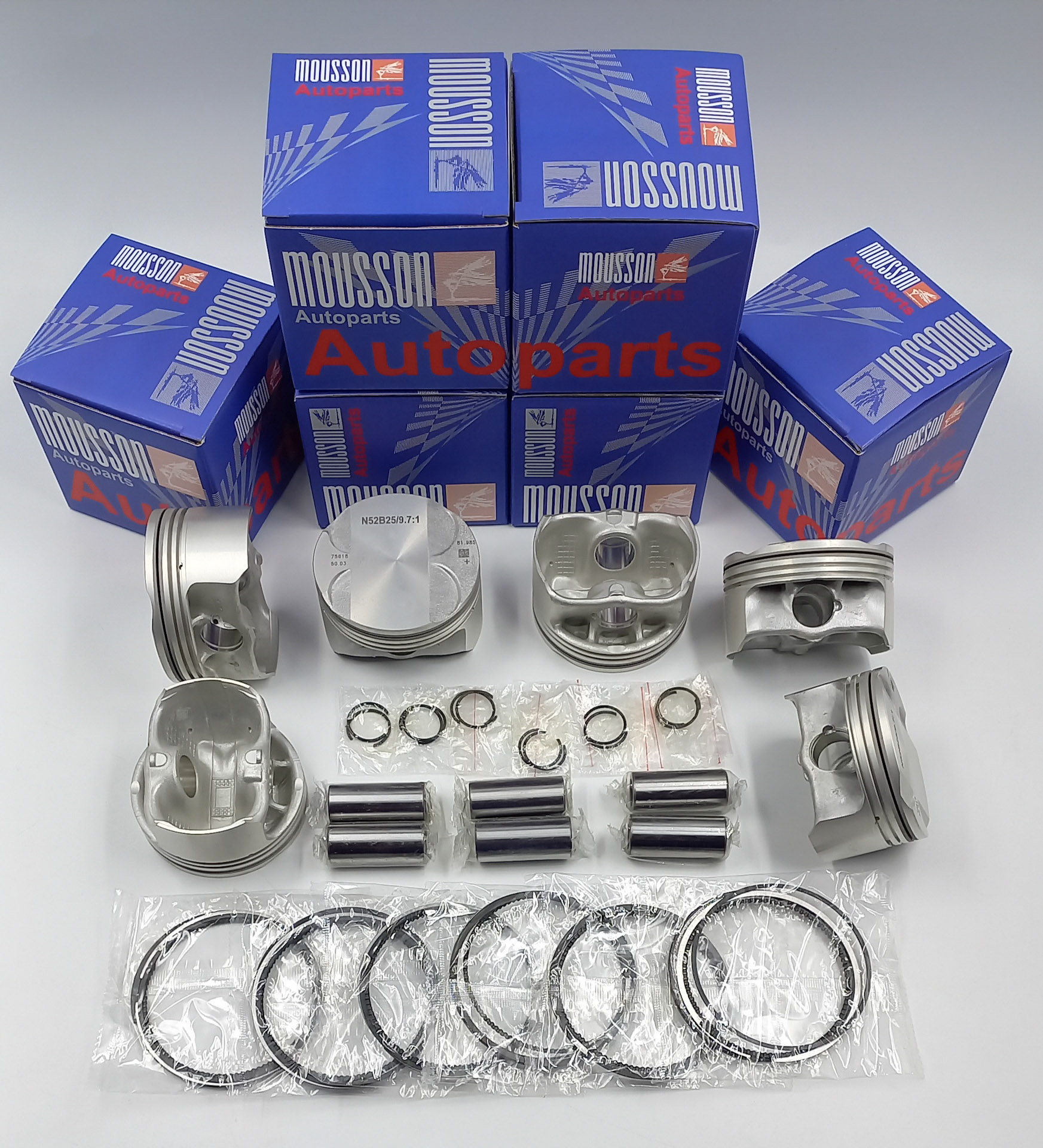 Поршень кольца комплект BMW 2,5l n52b25f на 1 цилиндр - Mousson SPRN52B25FSTD