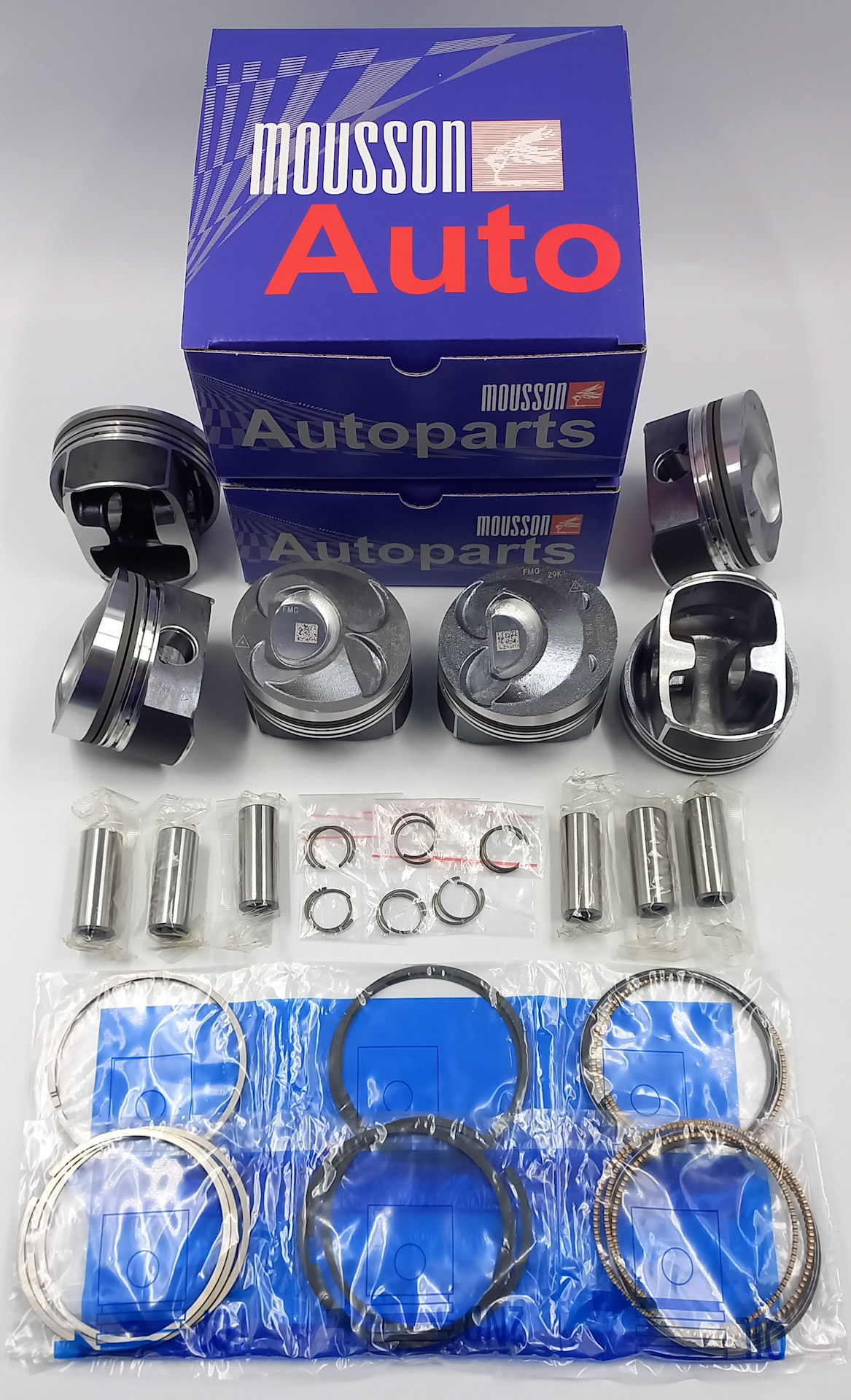 Поршень кольца комплект VW 3.0 VR6 20mm на 1 цилиндр - Mousson SPR30EAVR6STD