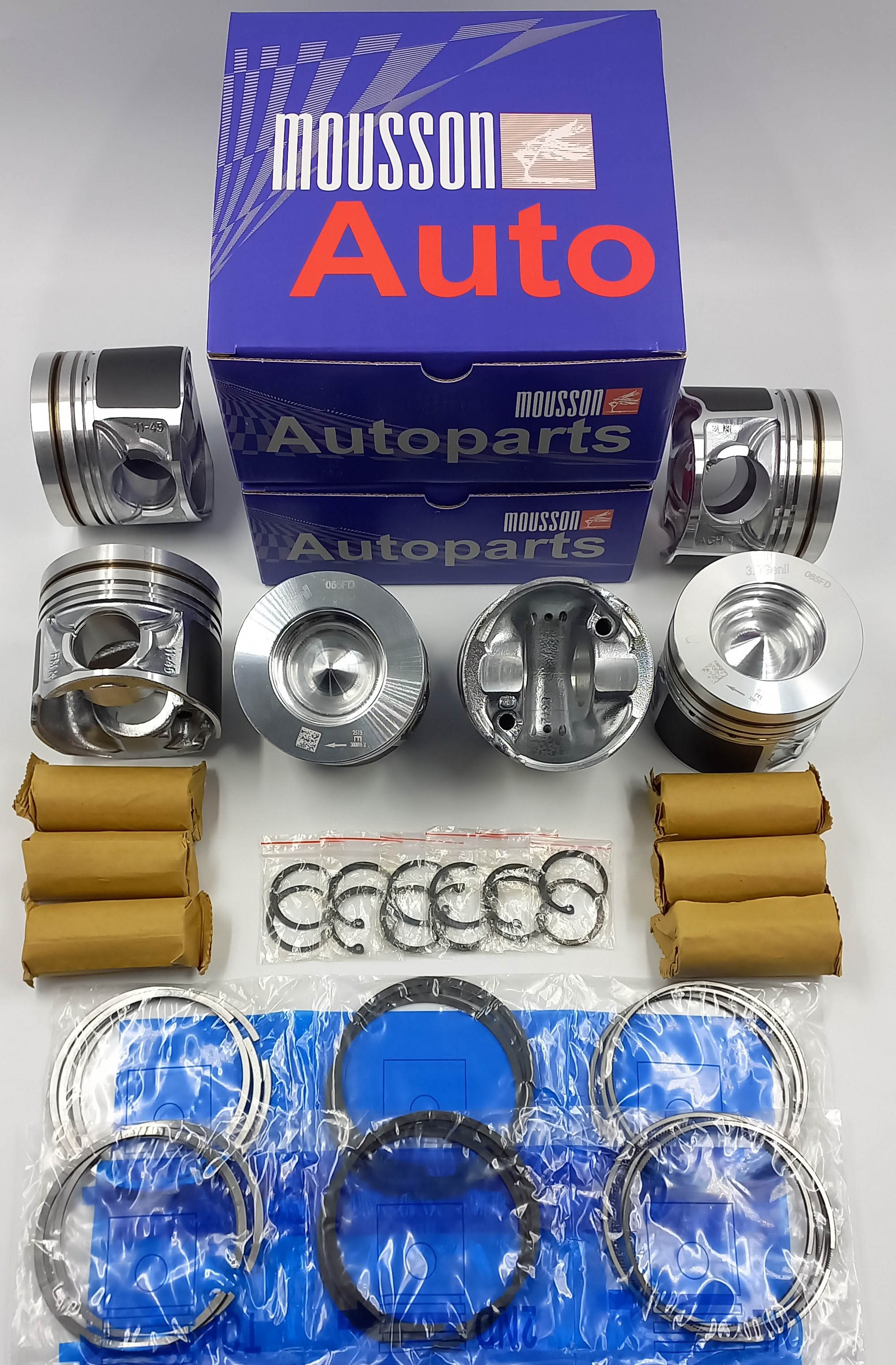 Поршень кольца комплект VW 3.0 ea897 30mm на 1 цилиндр - Mousson SPR30EA89730STD