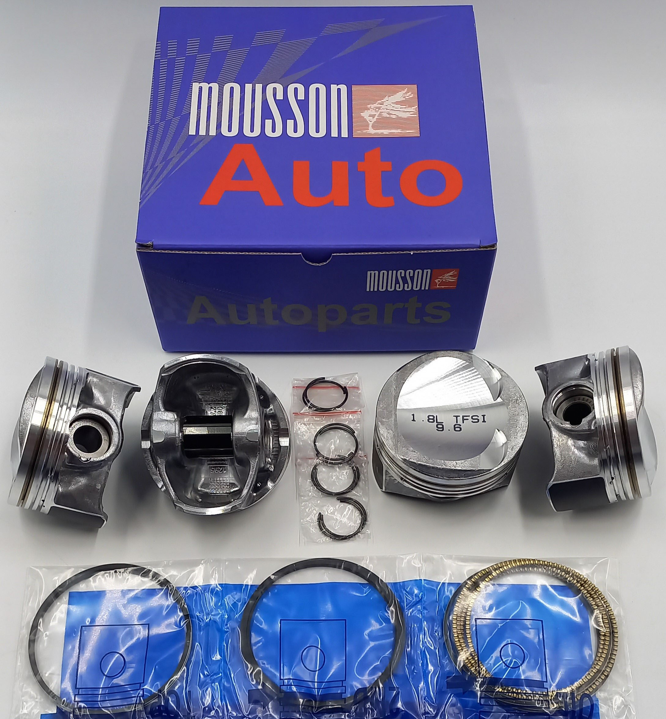Поршень кольца ремонтные +0,5мм комплект VW 1.8t ea888 23mm на 1 цилиндр - Mousson SPR18EA8882305
