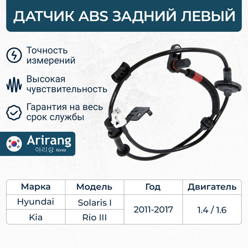 Датчик АБС задний левый