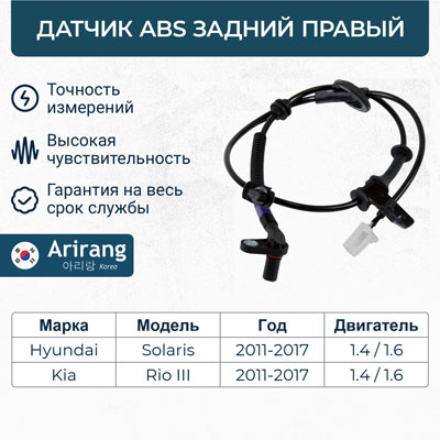 Датчик АБС задний правый