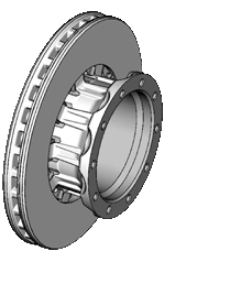 Диск тормозной BPW 430*45*159.5 (вентилируемый) - Knorr Bremse K050085
