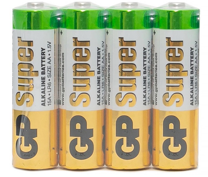 Батарейки lr6/aa щелочные 4 шт. - GP Batteries GP 15AA21RA-2CRS4