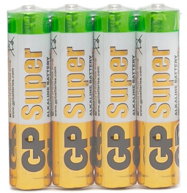 Батарейки lr03/aaa щелочные 4 шт. - GP Batteries GP 24AA21RA-2CRS4
