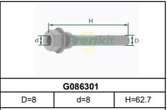 Направляющая тормозного суппорта - Frenkit G086301
