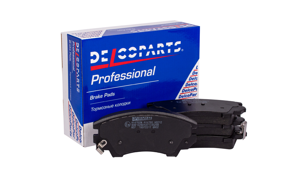Колодки тормозные передние - DelcoParts 19372217