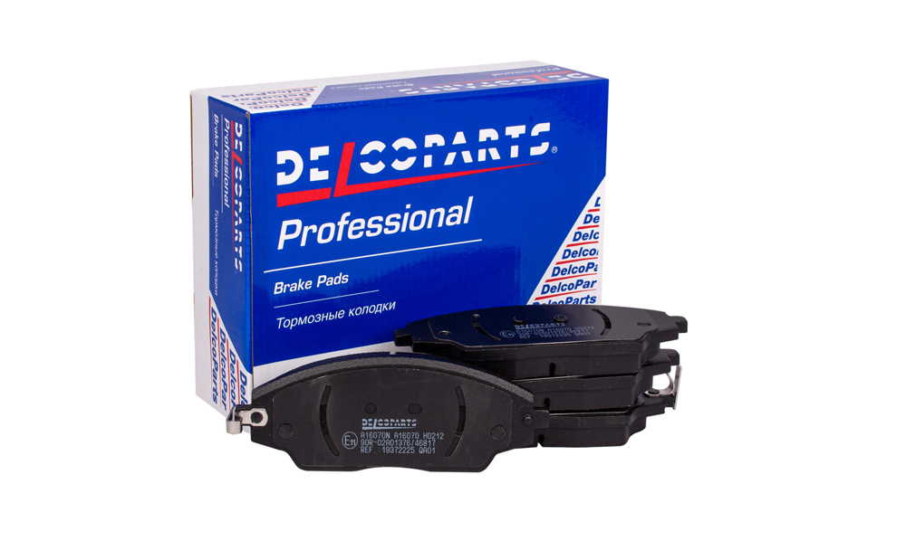 Колодки тормозные передние - DelcoParts 19372225