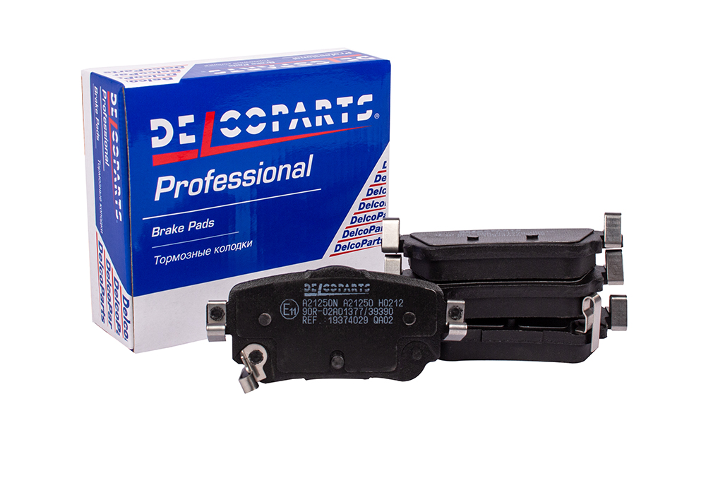 Колодки тормозные задние дисковые - DelcoParts 19374029