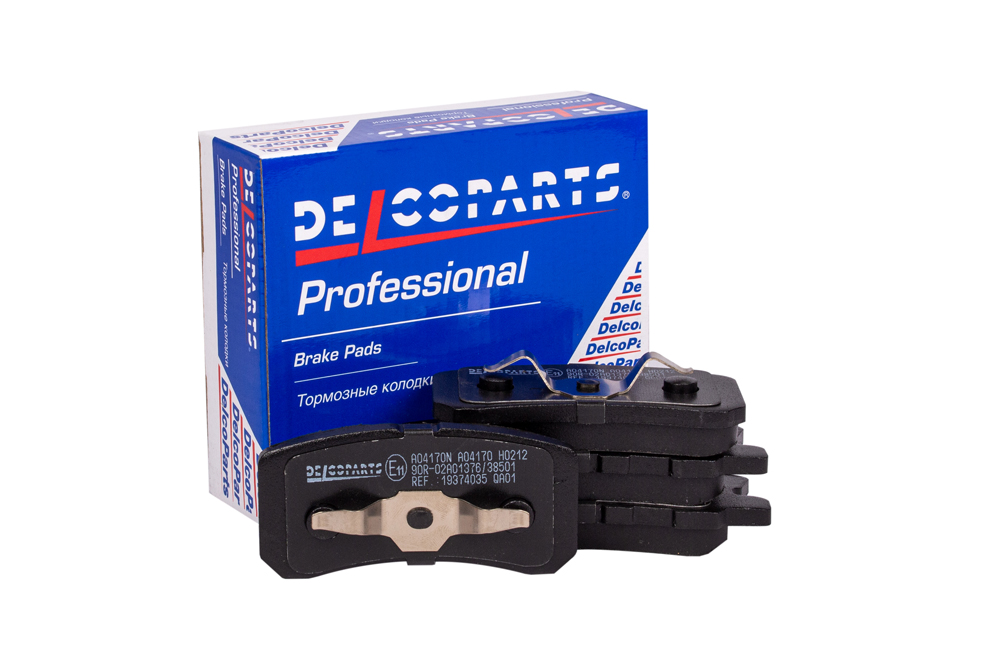 Колодки тормозные задние дисковые - DelcoParts 19374035