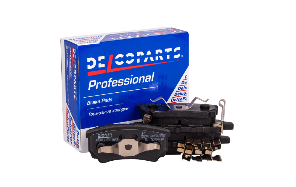 Колодки тормозные задние дисковые - DelcoParts 19374046