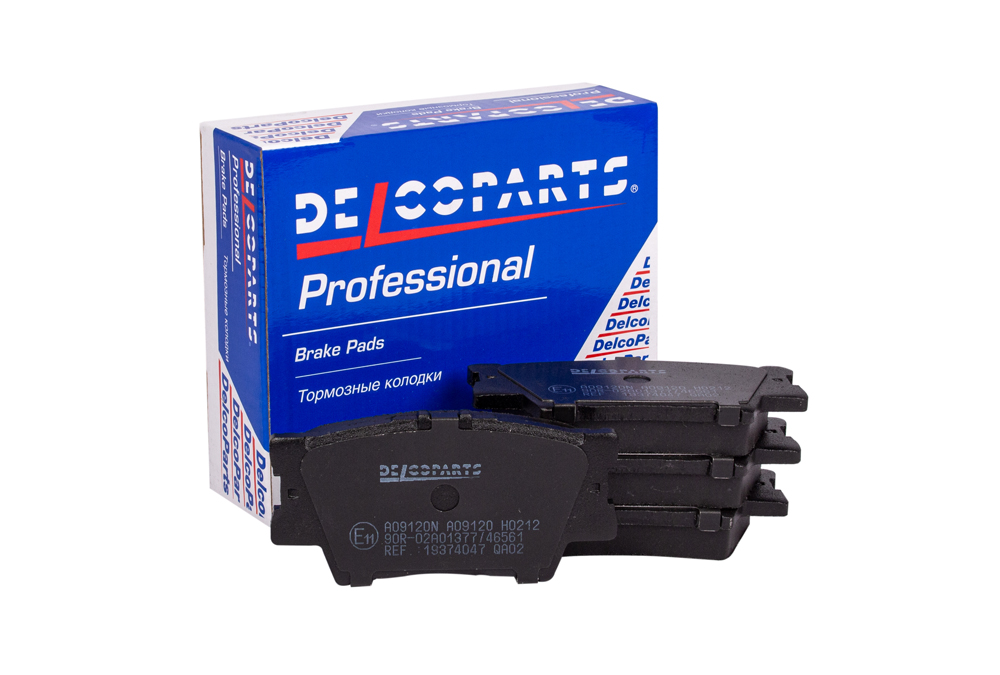 Колодки тормозные задние дисковые - DelcoParts 19374047