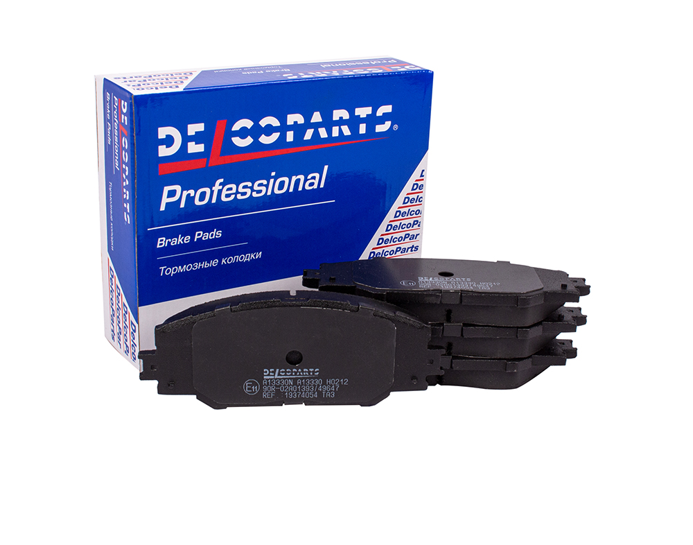 Колодки тормозные передние - DelcoParts 19374054