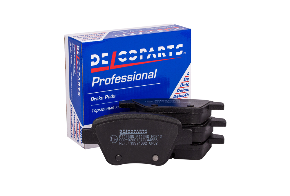 Колодки тормозные задние дисковые - DelcoParts 19374062