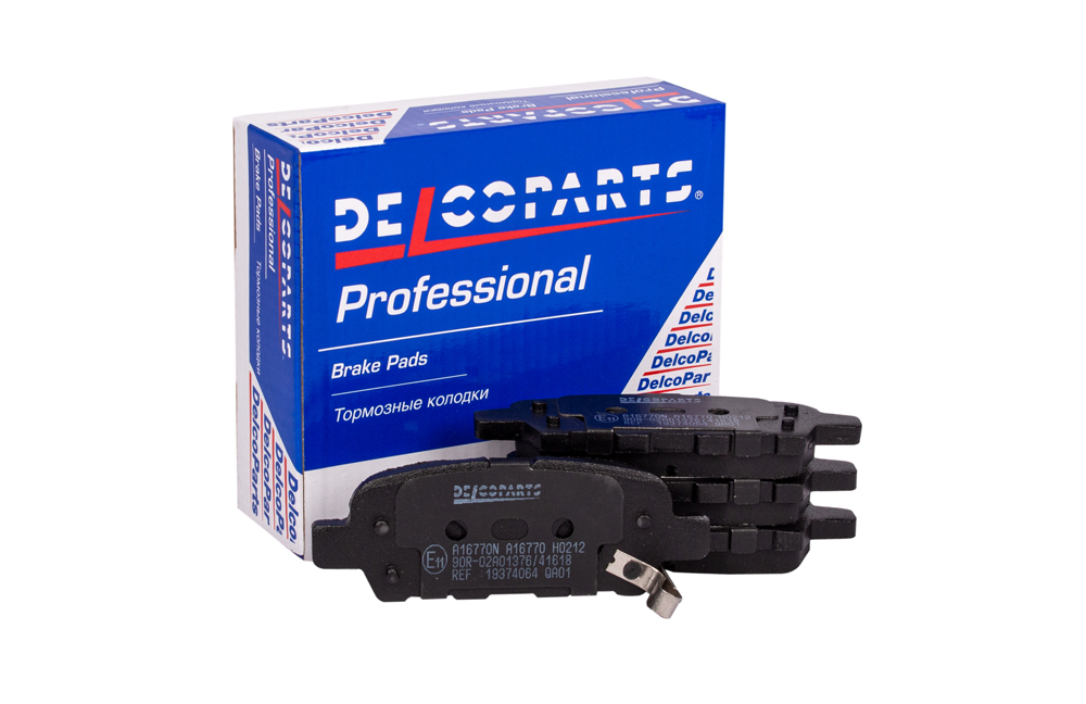 Колодки тормозные задние дисковые - DelcoParts 19374064
