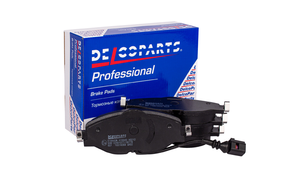 Колодки тормозные передние - DelcoParts 19374068