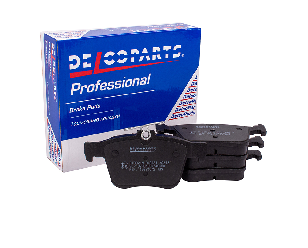 Колодки тормозные задние дисковые - DelcoParts 19374072